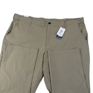 New World Wide Sportsman Mens Ultimate Angler Pants 50 x 32 Khaki Pocket Pockets